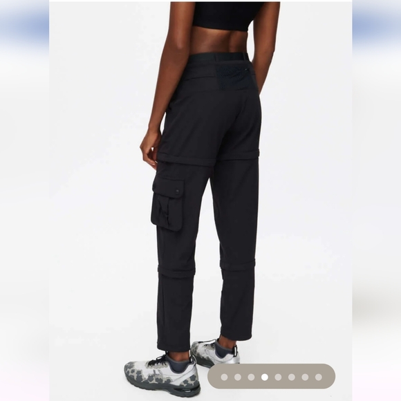 OUTDOOR VOICES REC TRECK ZIP-OFF BLACK WOMEN'S PANTS RETAIL $138 SIZE MEDIUM - Picture 6 of 16
